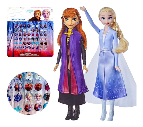 Toy Deals Fashion Dolls Anna & Elsa Deluxe Set & Frozen 24 .
