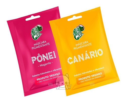 Kit 2 Tonalizante Kamaleão Color Mini 60g - Pônei + Canário