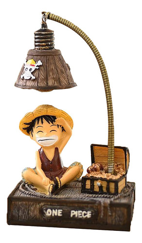 Figura Luffy Anime Una Pieza Lampara Noche Juguete 3.9