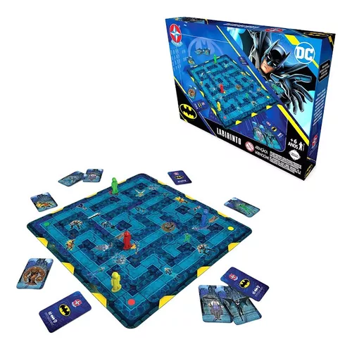 Jogo de Tabuleiro - Labirinto - DC - Batman - 2 a 4 Jogadores - Estrela