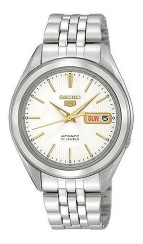 Reloj Analogico Seiko Snkl17 De Acero Inoxidable Para Hombre