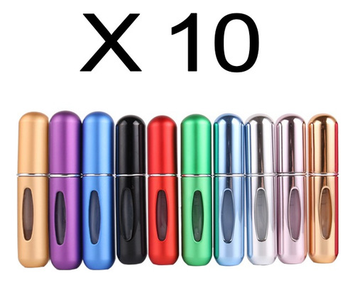 Kit X 10 Perfumeros Recargables - mL a $1309