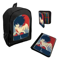 Comprar Combo Escolar Mochila Carpeta Cartuchera Death Note M39