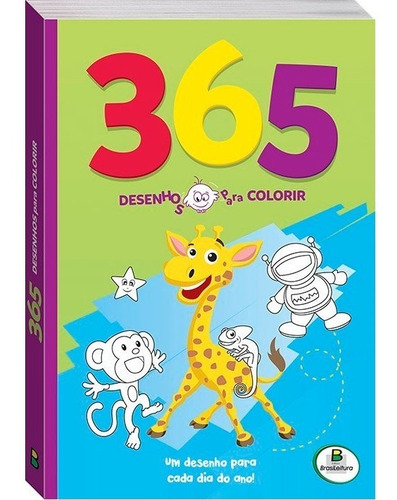 Kit 365 Desenhos! 730 Ilustrações Para Pintar.