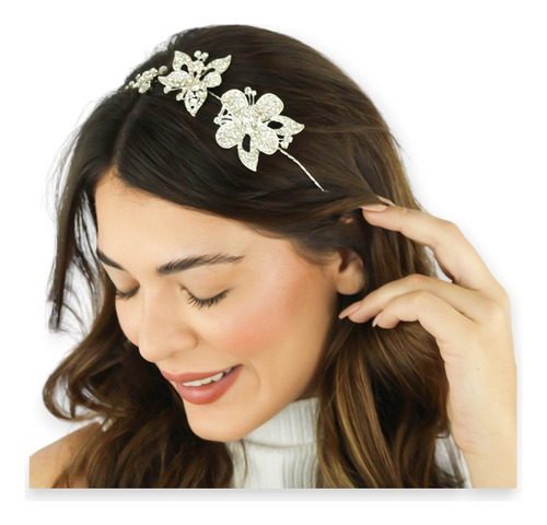 Arranjo Cabelo Coroa Noiva Dama Princesa Tiara Penteados
