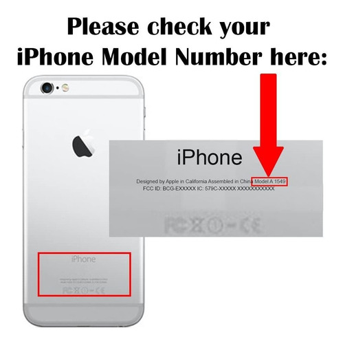 Mmobiel - Botón De Inicio Compatible Con iPhone 6/6 Plus (bl