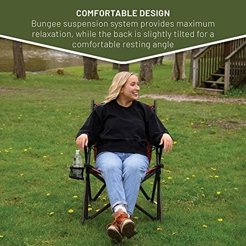 Timber Ridge Bungee - Silla Plegable Para Camping, Resistent