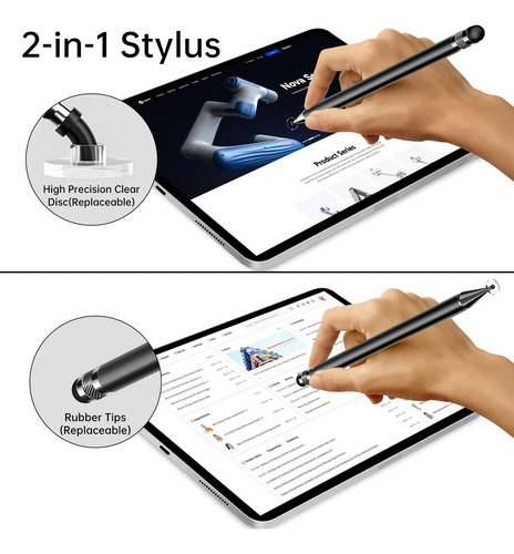 Lápiz Capacitivo 2 En 1 Stylus Bopomofo Para Pantalla Táctil