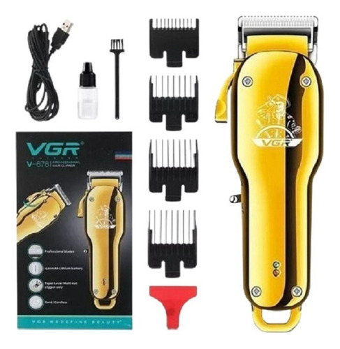 Cortadora De Pelo  Vgr V-678 Recargable Ajustetable 5v