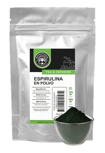 Espirulina En Polvo Pura X125g - Kg a $250