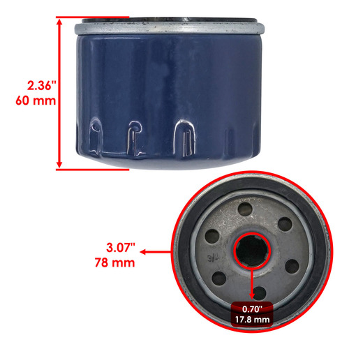 Engine Oil Filter For John Deere Wh36 Wh48 Wh52 Wh61 Whp Cch