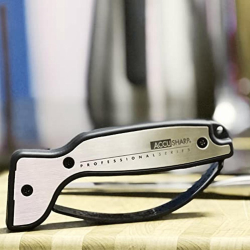 Accusharp 040c Afilador Para Cuchillos Y Herramientas Color Plata