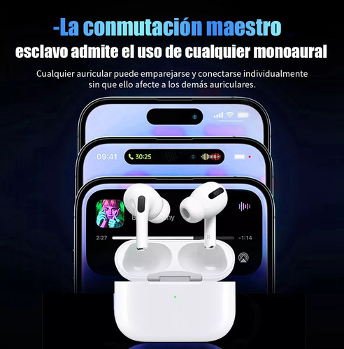 Auriculares Pro 2 De Segunda Generación Premium Blanco Oem Blanco