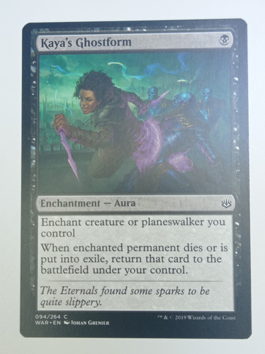 Carta Magic Kaya's Ghostform [war Spark] Mtg Enchantment