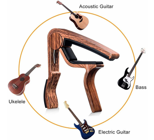 Moreye Cejilla Para Guitarra Acustica Ukelele Electrica