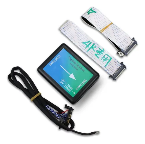 Tester Probador Pantalla Display Led Lcd Adaptador 4k Cables