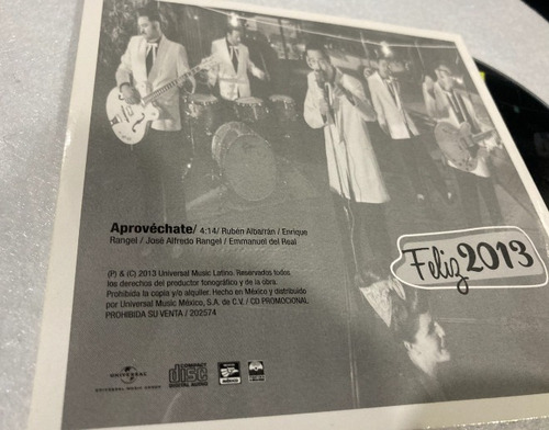 Cd Promocional Cafe Tacuba Aprovechate Tacvba Caifanes 2013 Sampler
