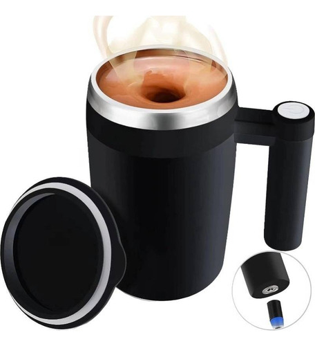 Taza Autoagitable De Pilas 400 Ml Varios Colores 