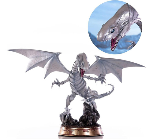 Yu-gi-oh! Blue-eyes White Dragon Pvc Statue White Variant