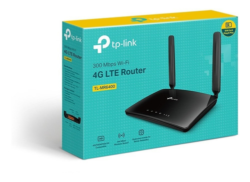 Router 4g Wifi Móvil Sim Card Mr6400 300 Mbps Tp-link/ Itech