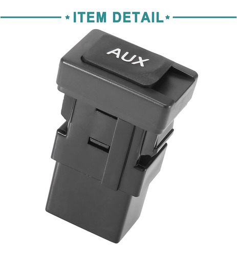 Acropix Adaptador Estéreo Auxiliar De Puerto Auxiliar Para T