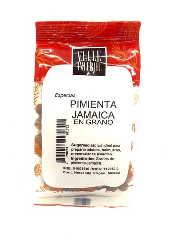 Pimienta Jamaica En Grano X 50 Gr