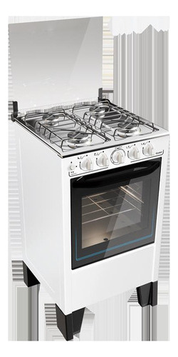 Cocina Queen Supergas 4 Hornallas Blanca Termostato Dimm