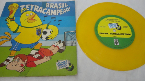 Vinilo Simple- Brasil Tetracampeon- 1982