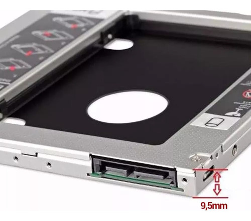 Caddy Case Gaveta Drive Dvd Para Hd Ssd Notebook 9.5 Ou 12.7