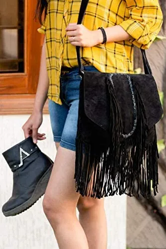 Bolso hippie flecos hotsell