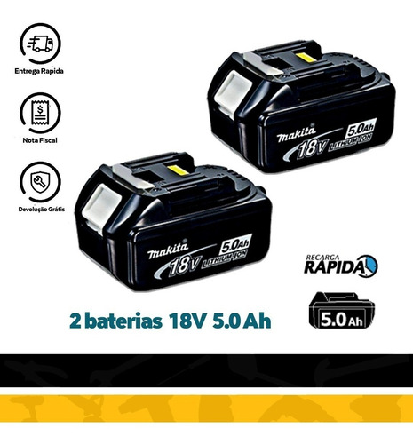 Furadeira Parafusadeira Impacto Makita Dhp481rte C/ Bateria