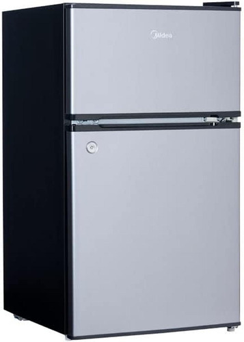 Refrigerador Frigobar Mdrt87ccdls Midea 3.4ft3 88l 2 Puertas