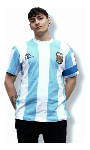 S Al 2xl! Camisetas Rettro Argentina 1986 Maradona! Mex. 86!