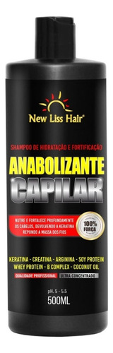 Shampoo Para Crescimento Rápido Anabolizante 500ml Newliss