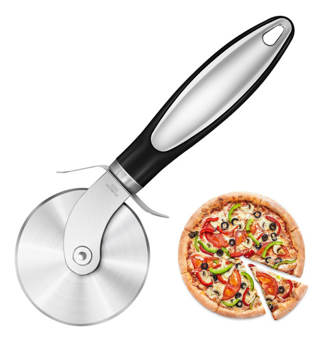 Cortador De Pizza Grande Rainspire Kitchen, Con Forma De Rue