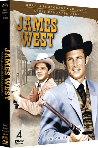 Box Dvd: James West - 4ª Temporada Vol 2 - Original Lacrado