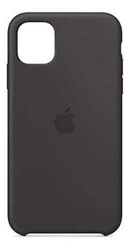 Carcasa De Silicona Para iPhone 11, Negro Marca Apple