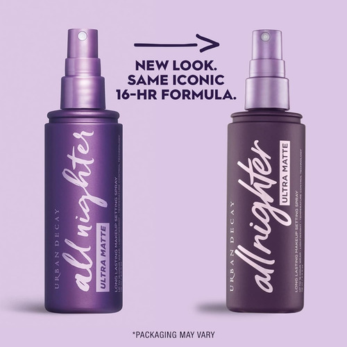 Urban Decay All Nighter Ultra Matte Fijador Maquillaje 30ml Tono Del Primer Morado