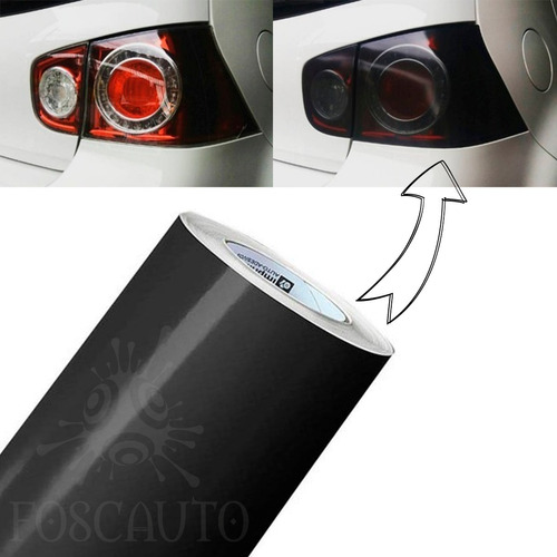 Adesivo Fumê Película Lanterna Farol Carro Moto 1,50m X 30cm