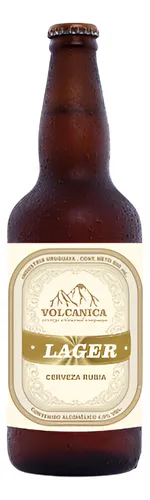 Cerveza Volcanica Lager 500 Ml X12