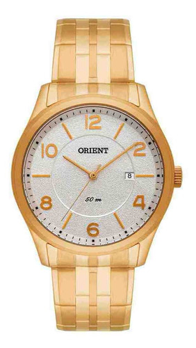 Relógio Orient Masculino Dourado Lanco Mgss1093 B2kx
