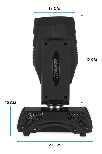 Imagen 6 de 7 de Kit De 2 Cabezas Móviles Beam 7r Arcoíris + Case - Steelpro