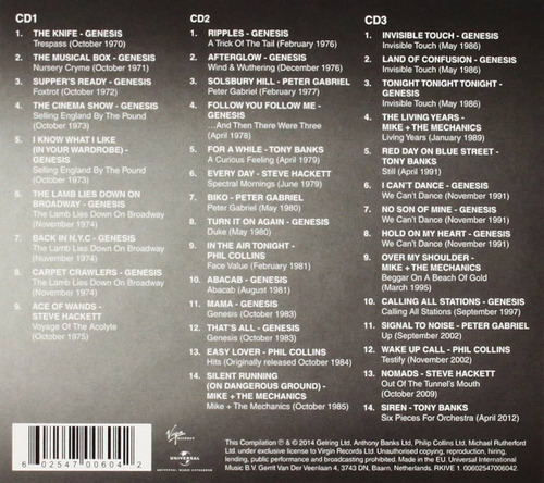 Genesis R - Kive Disco Con 3 Cd ' S