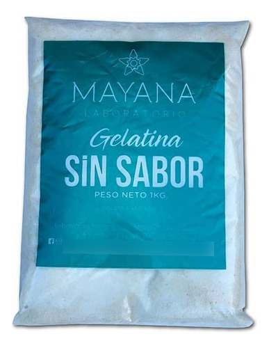 Gelatina Sin Sabor Mayana X 1kg