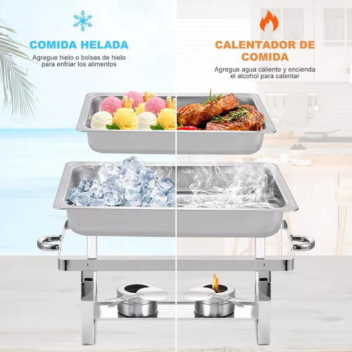 Ollas Vaporeras Cacerolas De Acero Inoxidable Y 3 Insertos 11l Foowei Bufetera Ollas Vaporeras Cacerolas Buffet inoxidable