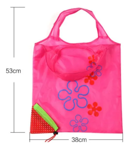 Bolsa De Compras Plegable Estilo Fresa