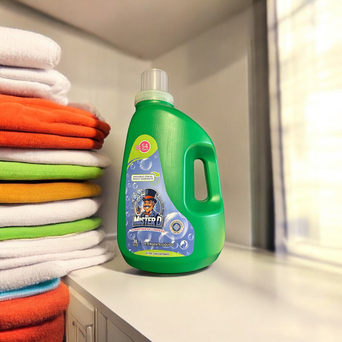 Detergente Líquido Mister D Hogar - Botella 3 Lt.