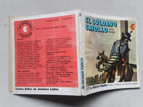 El Soldado Criollo - L. Pomer - La Historia Popular - Nº 22