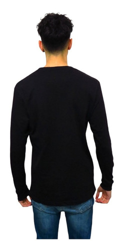 Imagen 2 de 10 de Remera Manga Larga Hombre Premium Algodon No Name Skateboard