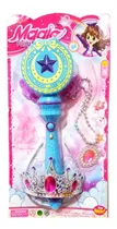 Comprar Varita Mágica Musical Y Con Luces Corona Niñas